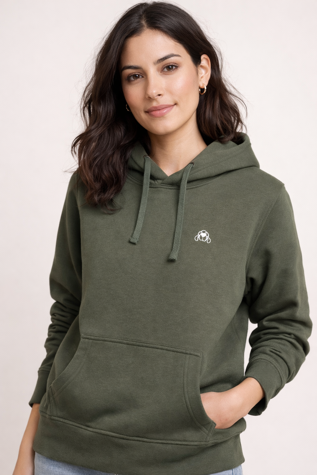 Sudadera Verde Capucha Black Beagle