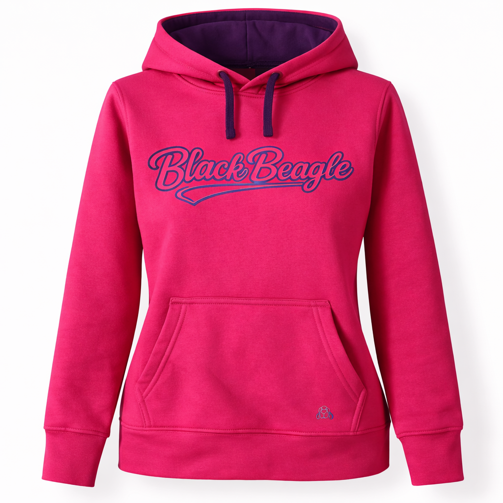 Sudadera Buganvilla Capucha Black Beagle