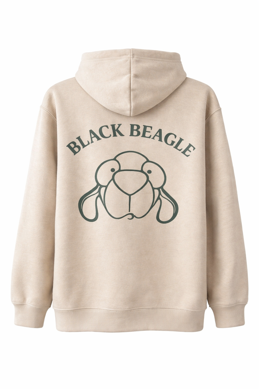 Sudadera Arena Capucha Black Beagle