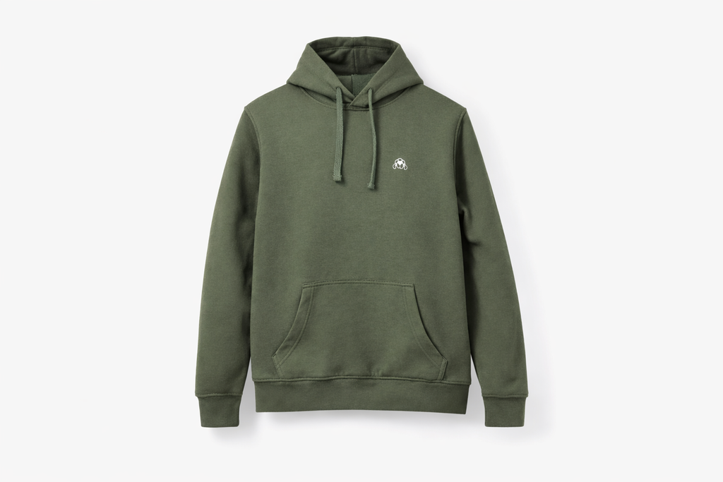 Sudadera Verde Capucha Black Beagle