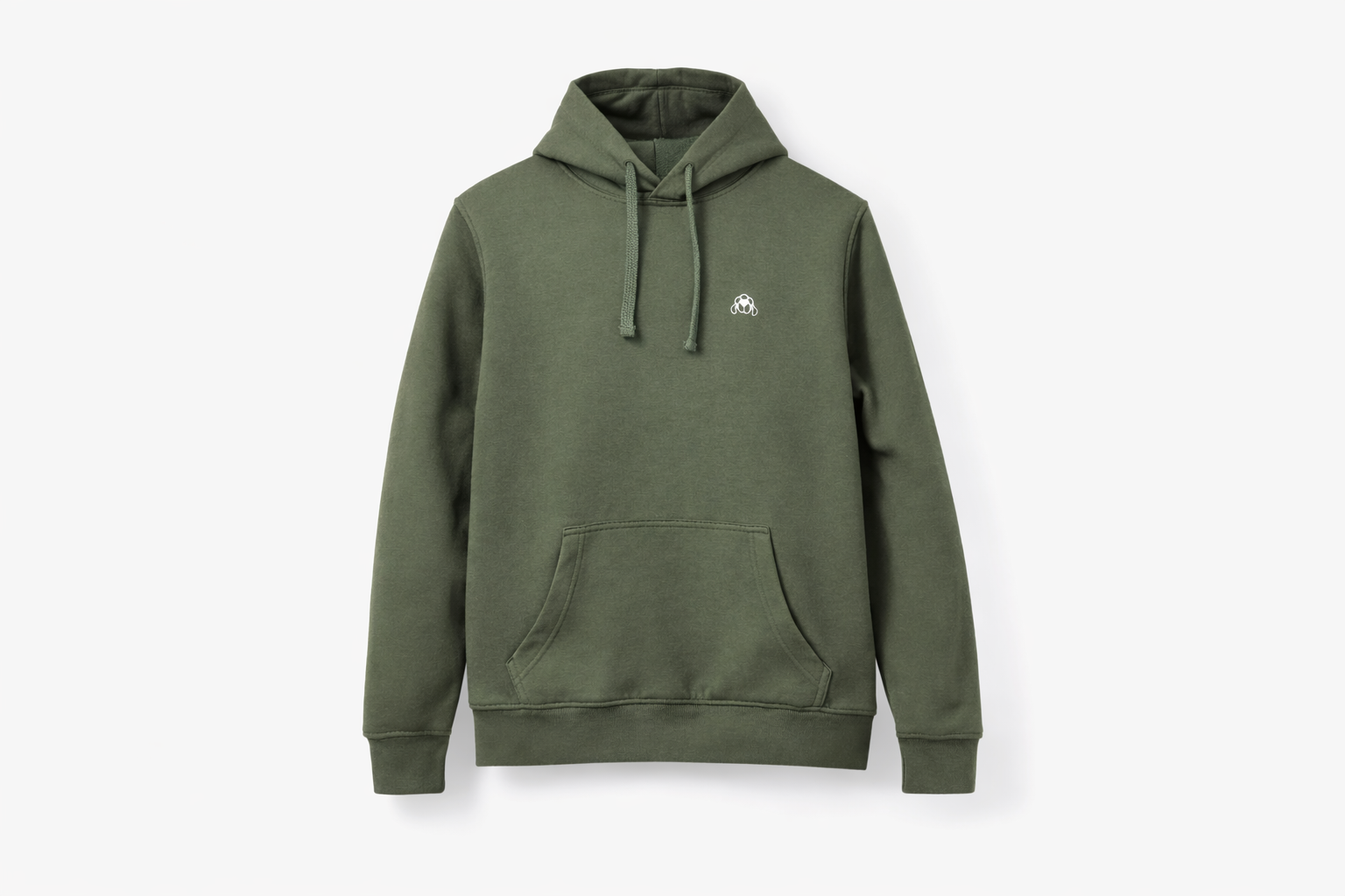 Sudadera Verde Capucha Black Beagle