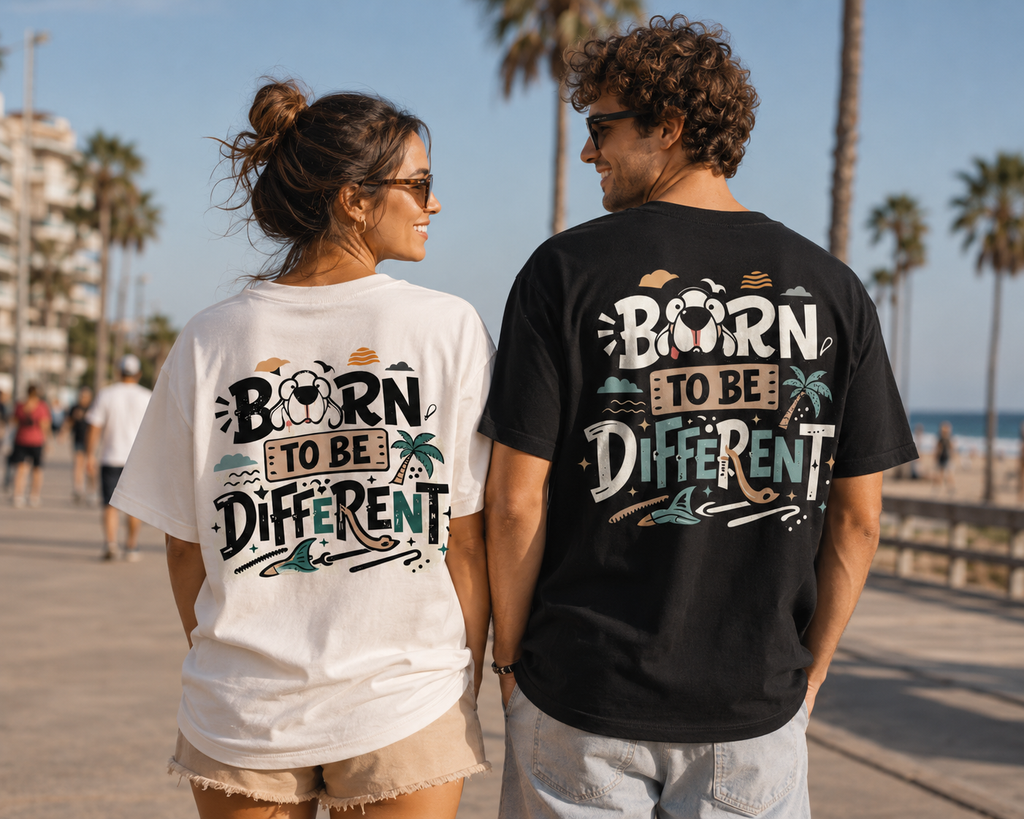 Camiseta unisex Negra diferent