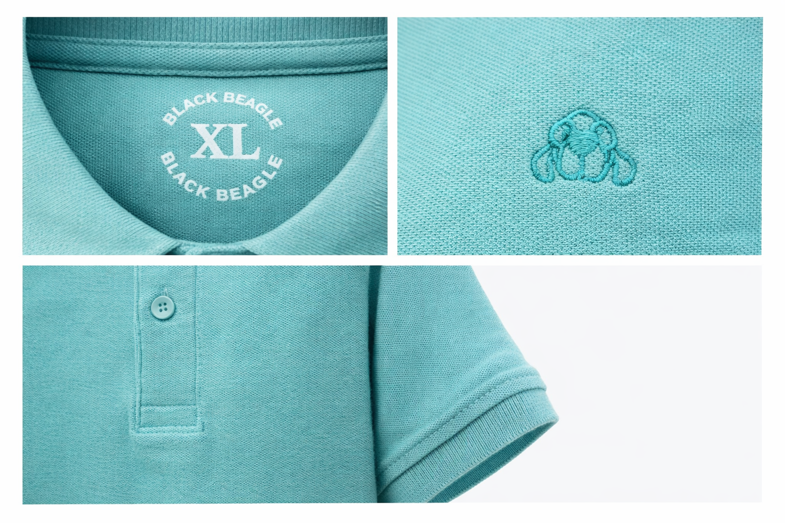 Polo Black Beagle Menta