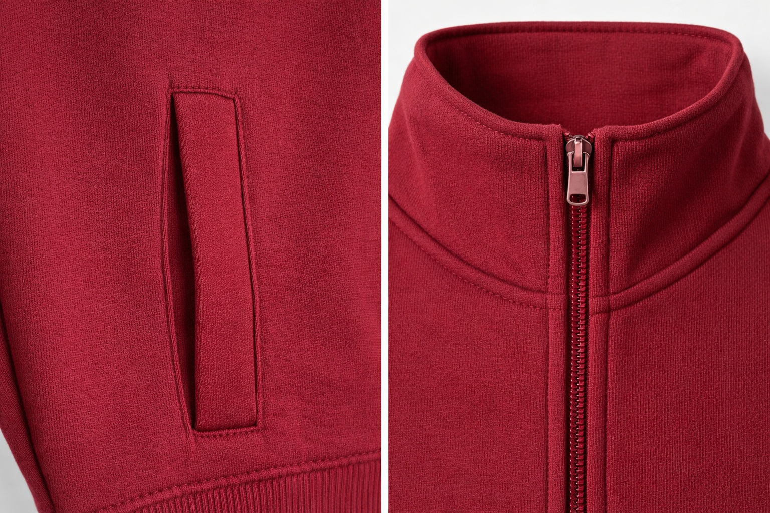 Sudadera Wine Cremallera Black Beagle
